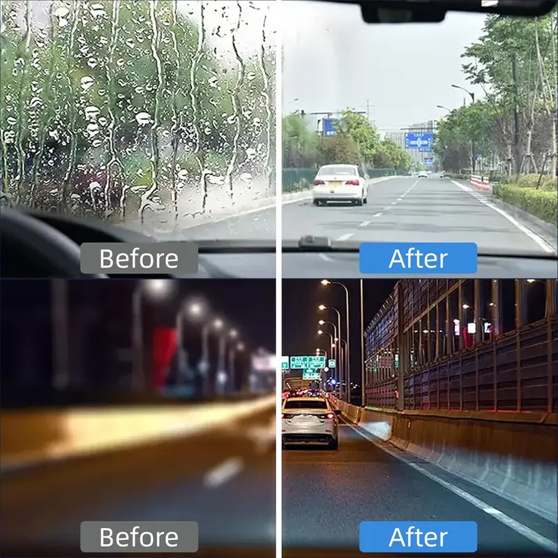 Product Introduction of QIFOR Automotive Handheld Oil Flmr Cream,Glass DecontaminationWithoutTraces,Window Oil Film Cleaning,FastCleaning, CompactAnd Easy To Cary-100g Degreaser Cleaner 1