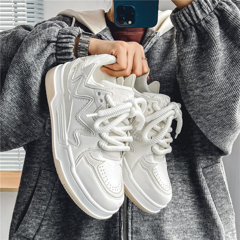 The trend of men's shoes young men's thick soles low top board shoes men's non-slip wear-resistant casual shoes Runner Chunky Sneaker china wholesale suppliers website shoes sneakers men