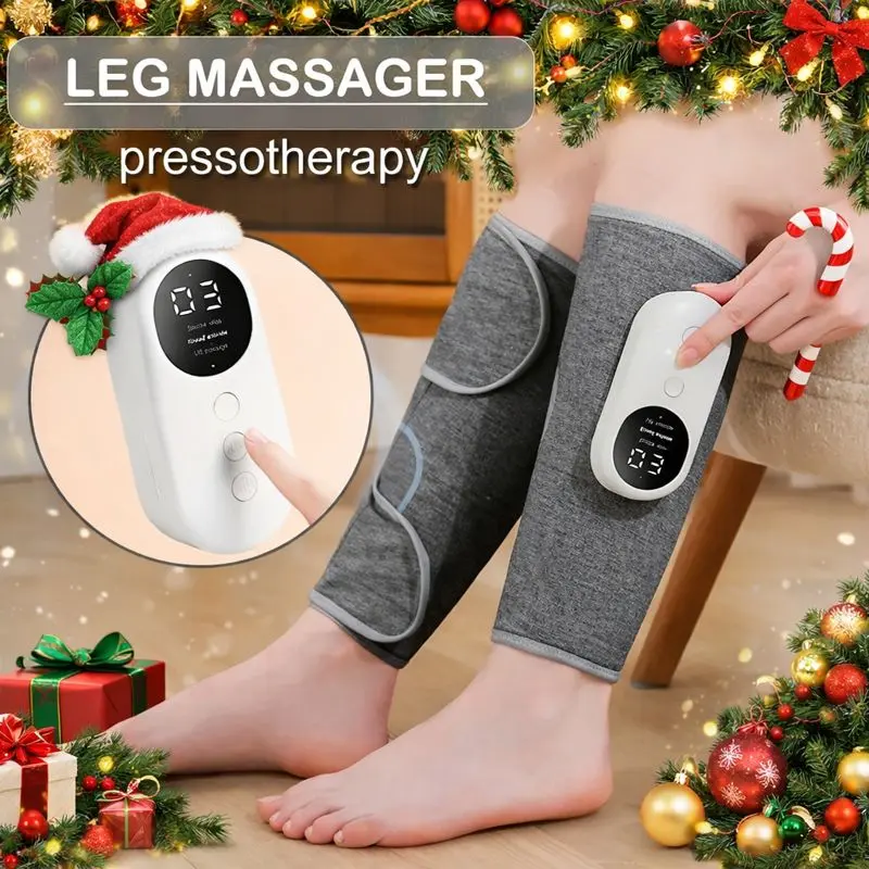 Leg Massager Set of 2 with Air Compression & Heat Function 3 Intensity Settings for Calf Relief Cordless Dual-purpose for Feet Legs Thighs and Knees Ideal Gift for Christmas 1PC/2PCS massager,back to school,back to school haul
