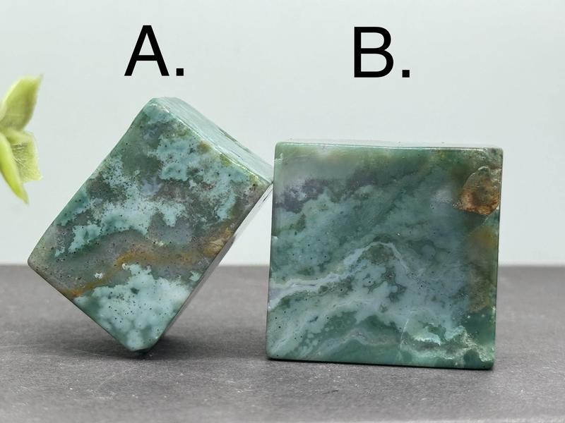 Moss Agate Crystal Free Forms