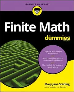 USED-Finite Math for Dummies by Sterling, Mary Jane (Paperback)
