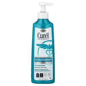 Curel Hydratherapy, Wet Skin Moisturizer, Itch Defense, Fragrance Free, 12 fl oz (354 ml)