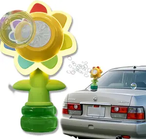 Joytutus Sunflower Bubble Machine With Music Motion Colorful Lights Decor Gift Handheld or Remote Control Car Auto Blower
