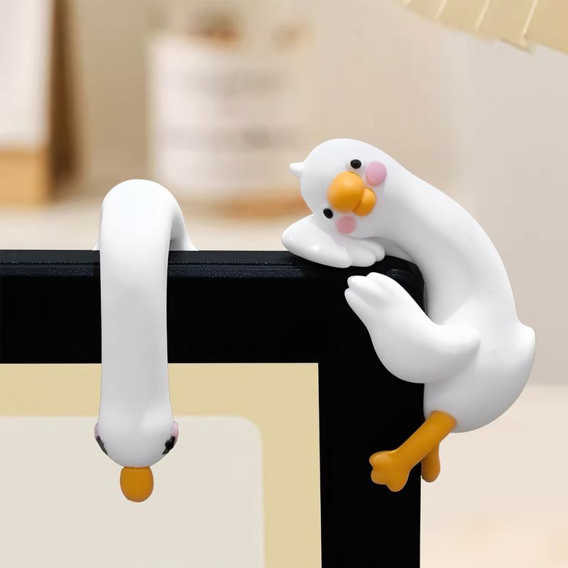 Valentine’s Day Gifts – MUNBYN So Tired Lazy Duck Mini Desk Accessories 2026 New Desk Ornaments Work Partner 3pcs/set Perfect Desktop Decorations for Computer Screens, Office, and Home Decor Black Friday Christmas Gifts