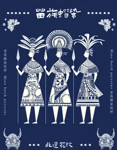 Ancestral Miao Batik Patterns  Activate Cultural Chi & Ward Off Negativity | Mystical Oriental Tapestry