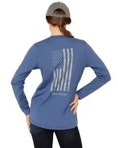Ariat Women's Rebar Workman Reflective Flag Long Sleeve Tee - 10052681
