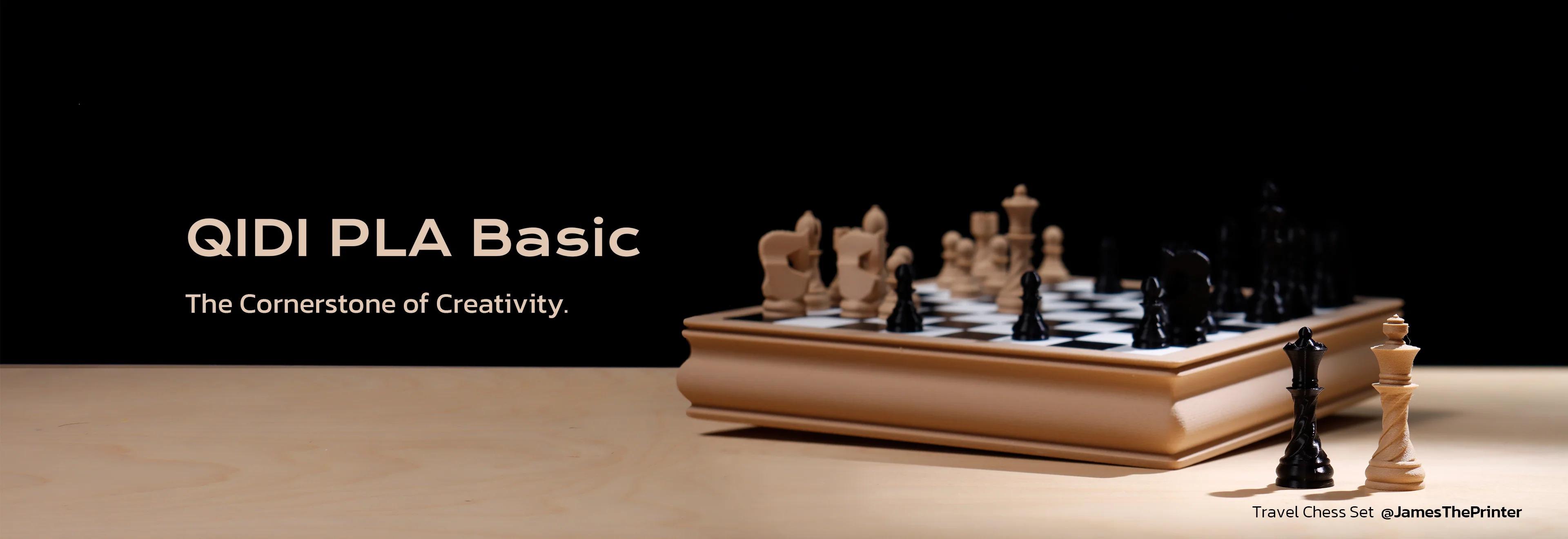 QIDI TECH PLA Basic Filament 1.75mm, Easy-to-Print 3D Printer Filament, High-Speed Printing up to 300mm/s, RFID Auto Recognition, Compatible with Most FDM 3D Printers, 1kg Spool (2.2lbs)