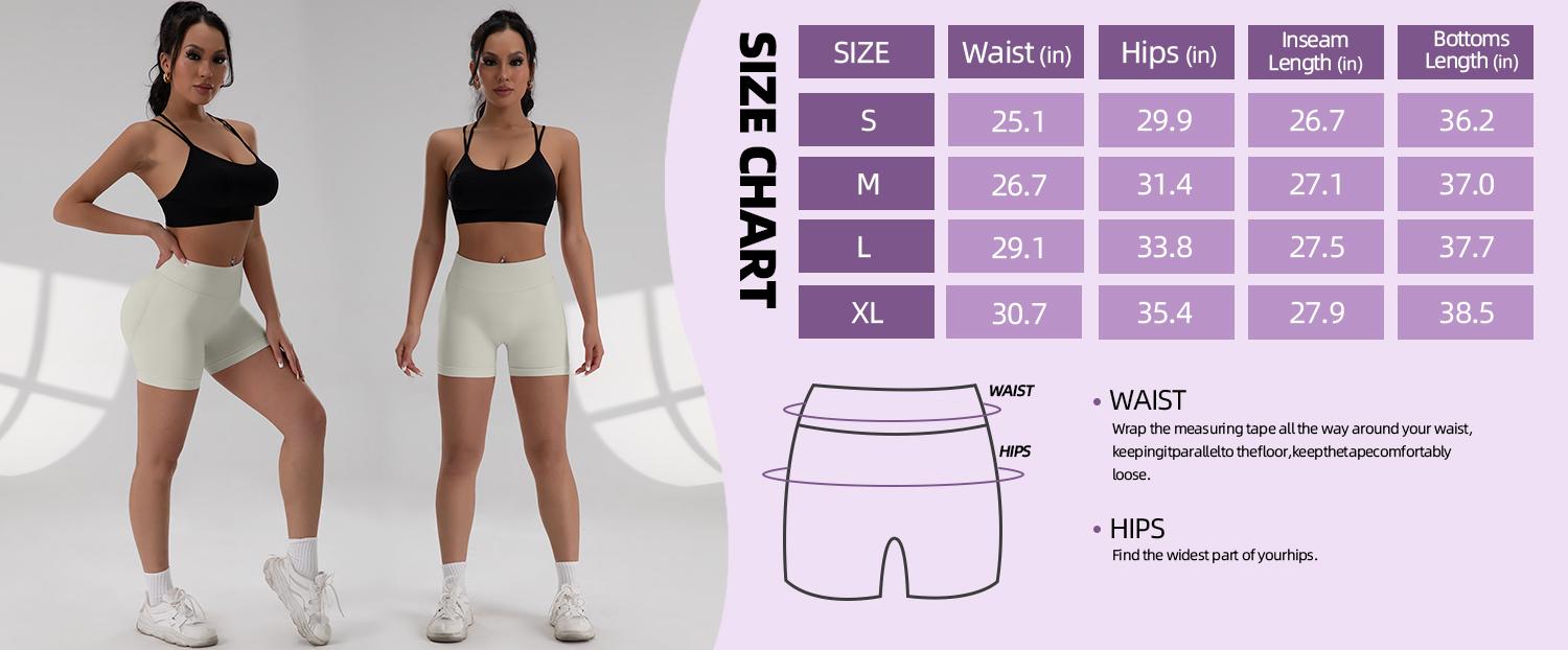 CHRLEISURE 3/6PCS High Waisted Biker Shorts for Women- Fitness Athletic Workout Running Yoga Gym Shorts