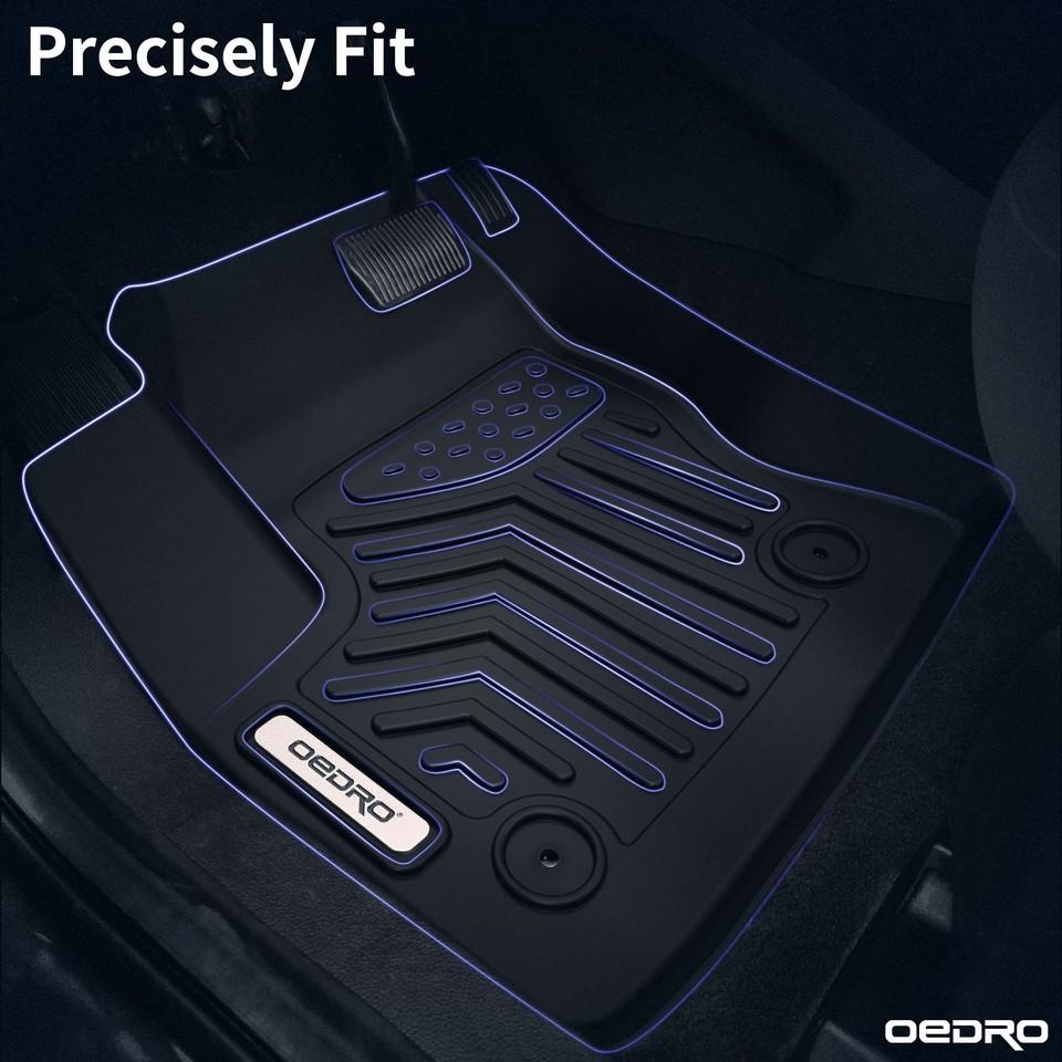 YITAMOTOR Floor Mats & Cargo Liner Fit for 2021-2025 Jeep Grand Cherokee L (ONLY for 6 Seat), TPE All Weather Custom Fit 3 Row Floor Liners and Trunk Liner,(Without Center Console)