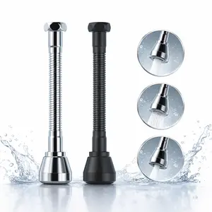 Swivel Faucet-Extender Sink-Aerator - 3 Modes Splash Water Filter Extension, Kitchen Bathroom 360° Rotatable Spray Attachment, Multifunctional Universal Robotic Arm -Wash Hand/Hair/Face