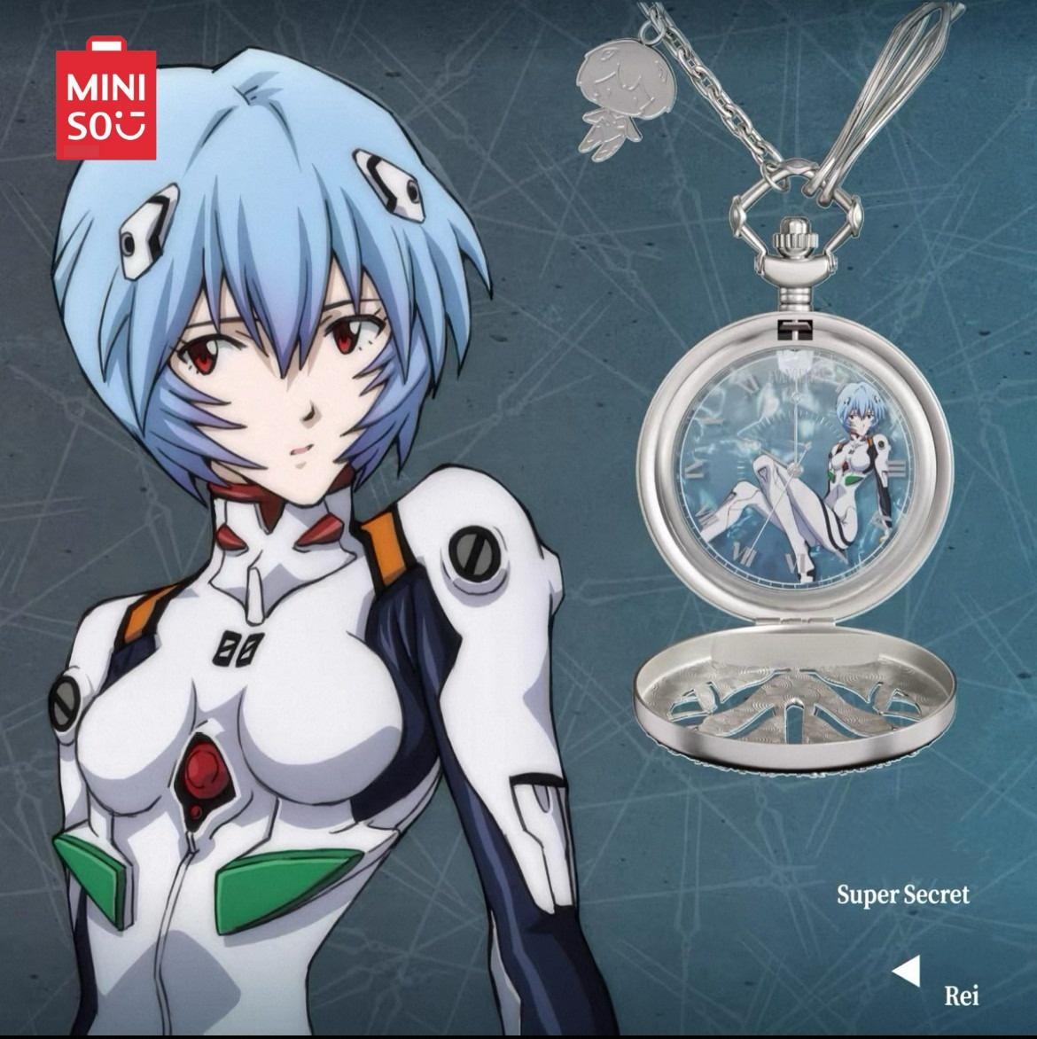 WEART Neon Genesis Evangelion Art Wearable Unisex Fashion Watch - Round Face, Daily Wear Accessory, Birthday Gift Ideas, Girlfriend Birthday Gift, Single Box Present for Teens, Back to School Surprise, Surprise Pack