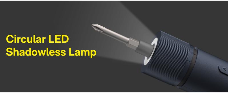 【Deals for You Days】HOTO Electric Screwdriver,3.6V Cordless Screwdriver Set, All-in-One Design,USB-C Charging, LED Light,28 Pcs Bit for Electrical Repairs, Christmas Gift Rechargeable Tools Wireless Power Tools