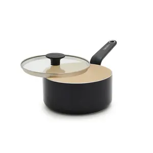 GreenPan Rio Advanced 2qt Ceramic Nonstick Sauce Pan with Lid Black