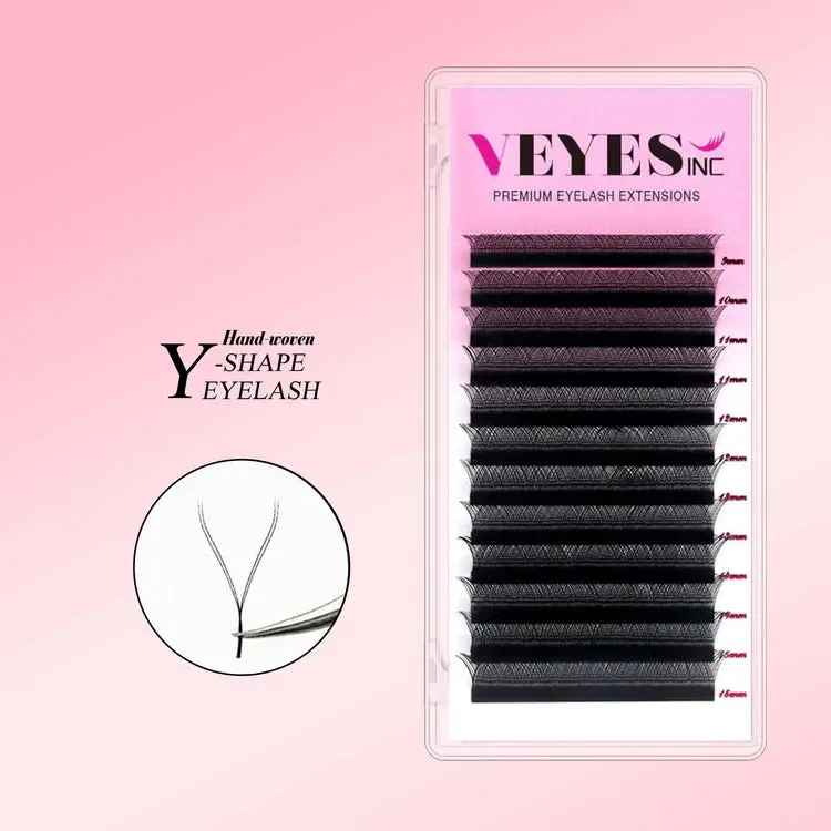 Veyes YY Individual False Eyelash Extensions, 9-16mm Cosmetic Makeup Eyelashes