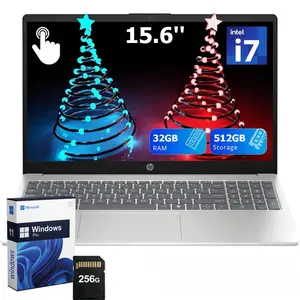 HP 2025 15.6" FHD Laptop | Intel Core i7-1355U | 32GB RAM | 512GB SSD | Backlit Keyboard | Wi-Fi 6 | Bluetooth 5.3 | Windows 11 Pro | Silver | Bundle Included