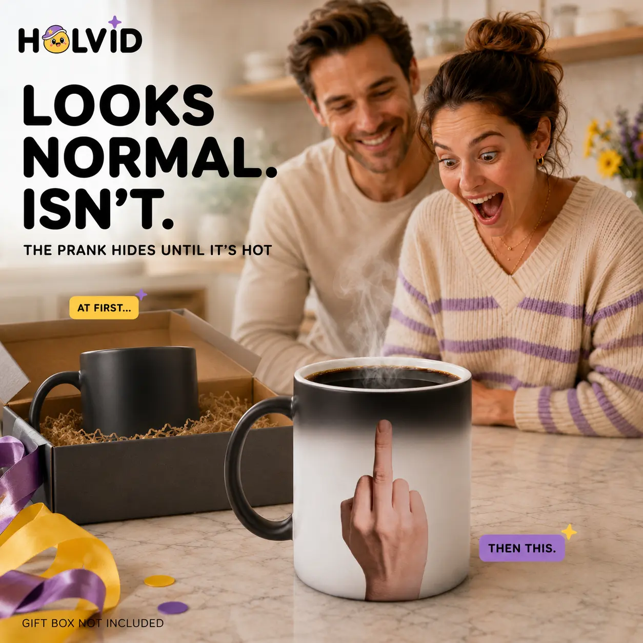 Customize | Magic Mug Color Changes with Hot Water Heat Sensitive Coffee Mug, Perfect Party Ceramic Coffee Mug Funny For Women Men Boss Coworkers Friend Retirement  Stylish summerwins Washable humorous gift sohochic