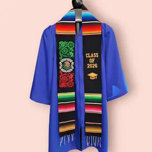 Tricolo Class of 2026 Mexican Sarape Graduation Stole Mexican stole