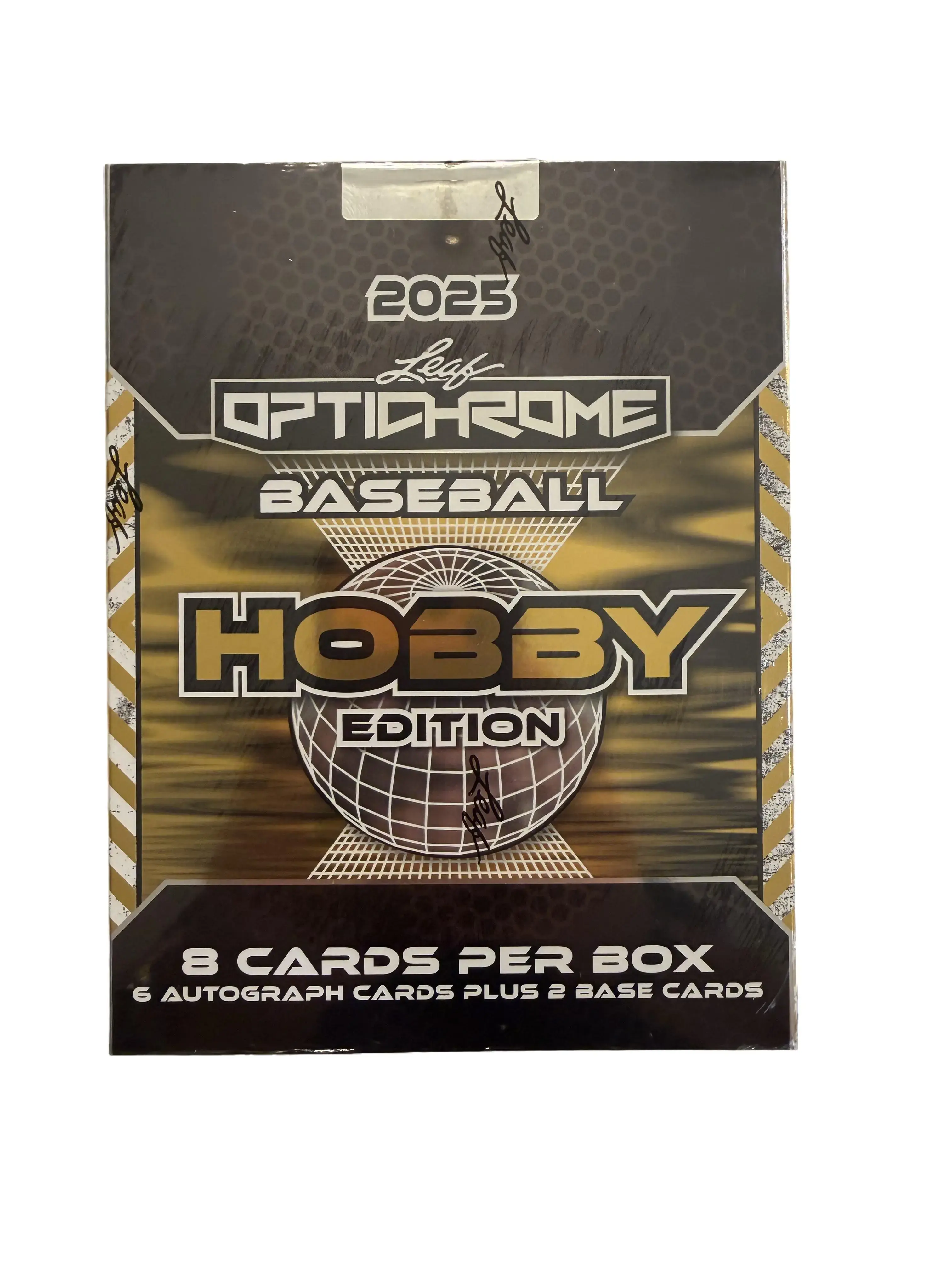 2025 Leaf Optichhrome Baseball Hobby Box - 6 autographed cards and 