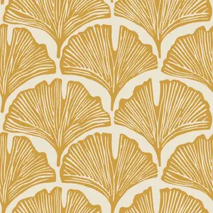 Tempaper & Co. Feather Palm by Novogratz Peel and Stick Wallpaper Yellow