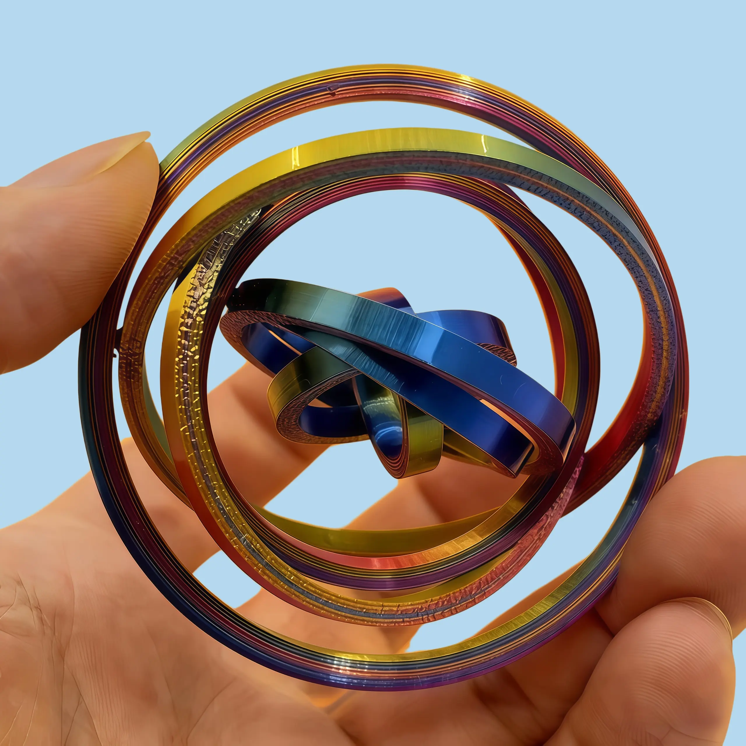 Easter Gift for Kids & Adults Rotating Physical Gravity New Compass, Multi-color  Relief Fidget Toys, Rotating Interactive Game Props, Fun Easter Basket Stuffers Easter Party Favors Small  Relief Gifts stress,summerwins