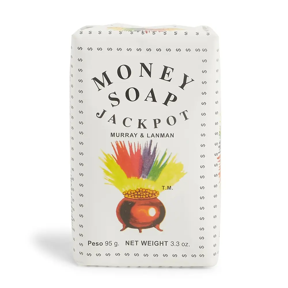 Lanman & Kemp Money Jackpot Bar Soap 3.3 oz - Powdery Scented Unisex Soap Inspired by Popular Money Jackpot Scent Made in Peru No Money included