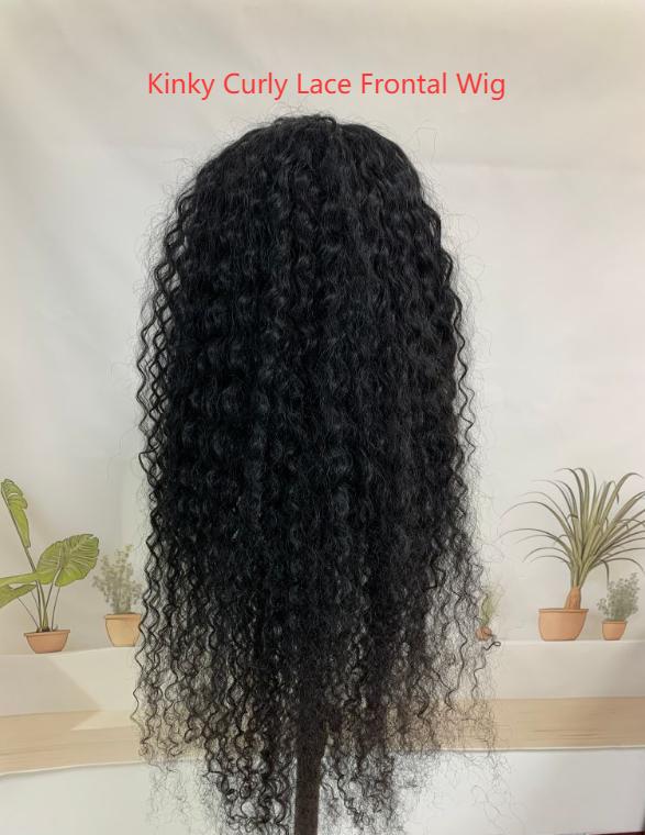 Bling Hair 12~34Inch Brazilian Kinky Culry 13x4 Transparent Lace Frontal Human Hair Wig Hair Pre-Plucked 180Density 4x4 Lace Closure Curly Hair Wigs For Women TikTokShopBlackFriday