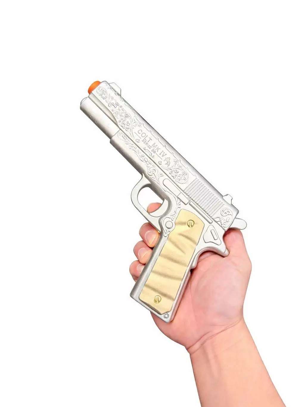 Kinstore Dean Fantasy Clot PU Foam Pistol for Supernatural Winchester PU Foam Gun Costume Replica