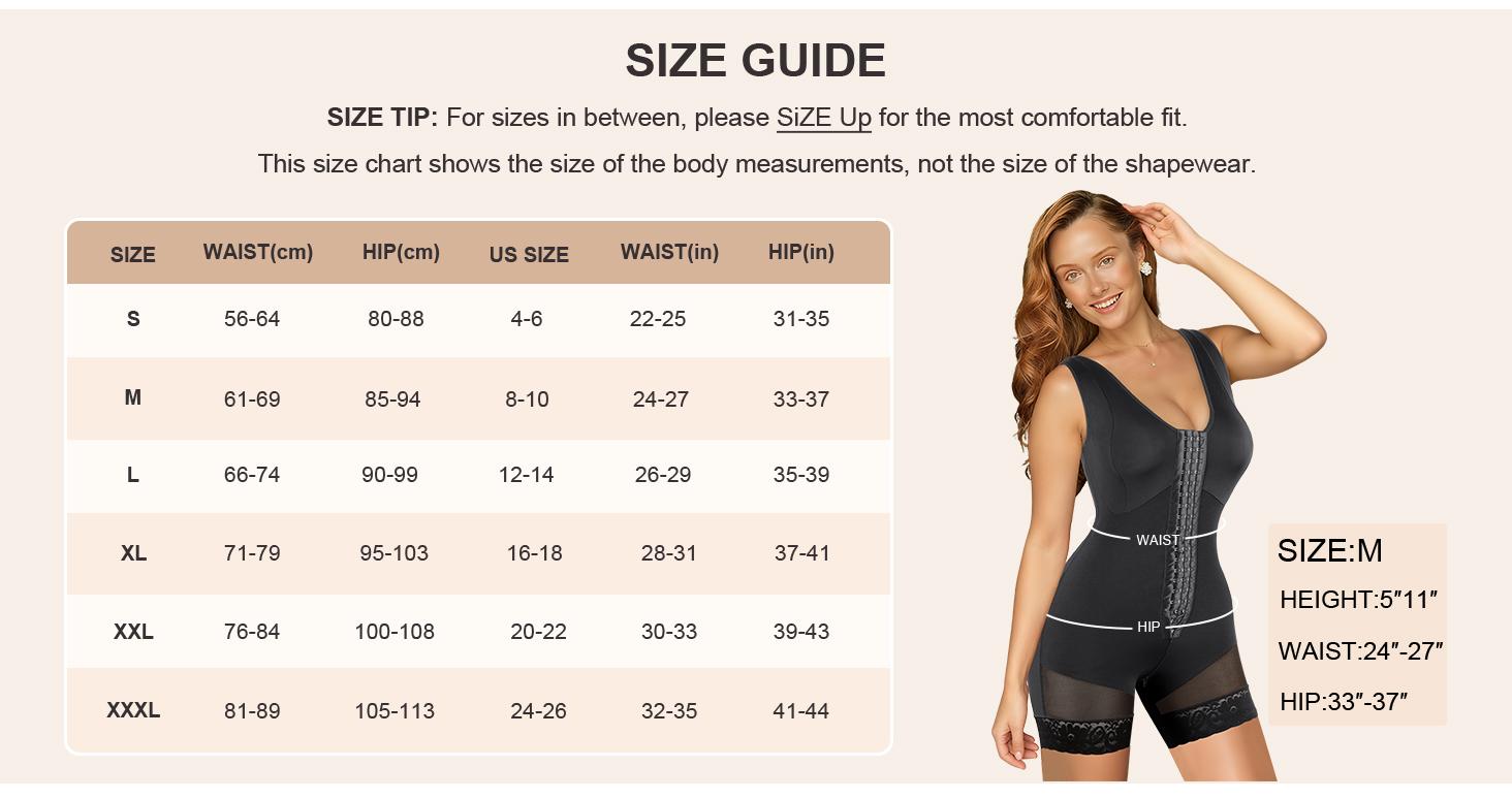 EOMENIE Women's Fajas Colombianas Shapewear Tummy Control Full Shapewear Butt Lifter with Zipper Crotch Hooks & Eyes Closure Anti-Roll Silicone Strips Adjustable Fit EOMENIE Women's Fajas Colombianas Shapewear Tummy Control Full Shapewear Butt Lifter with Zipper Crotch Hooks & Eyes Closure Anti-Roll Silicone Strips Adjustable Fit