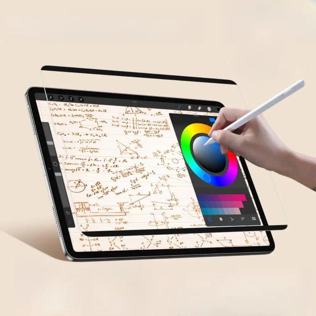 Magnetic Paper-feel Privacy Screen Protector, Tablet Screen Protectors, Clear Detachable & Reusable Matte Film for iPad Pro, Air, Mini, Paperlike, for Writing & Drawing, for Tablet, Accessories