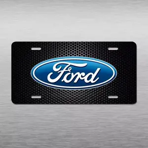 Ford Racing License Plate Automotive Aluminum Metal License Plate F150 Escape