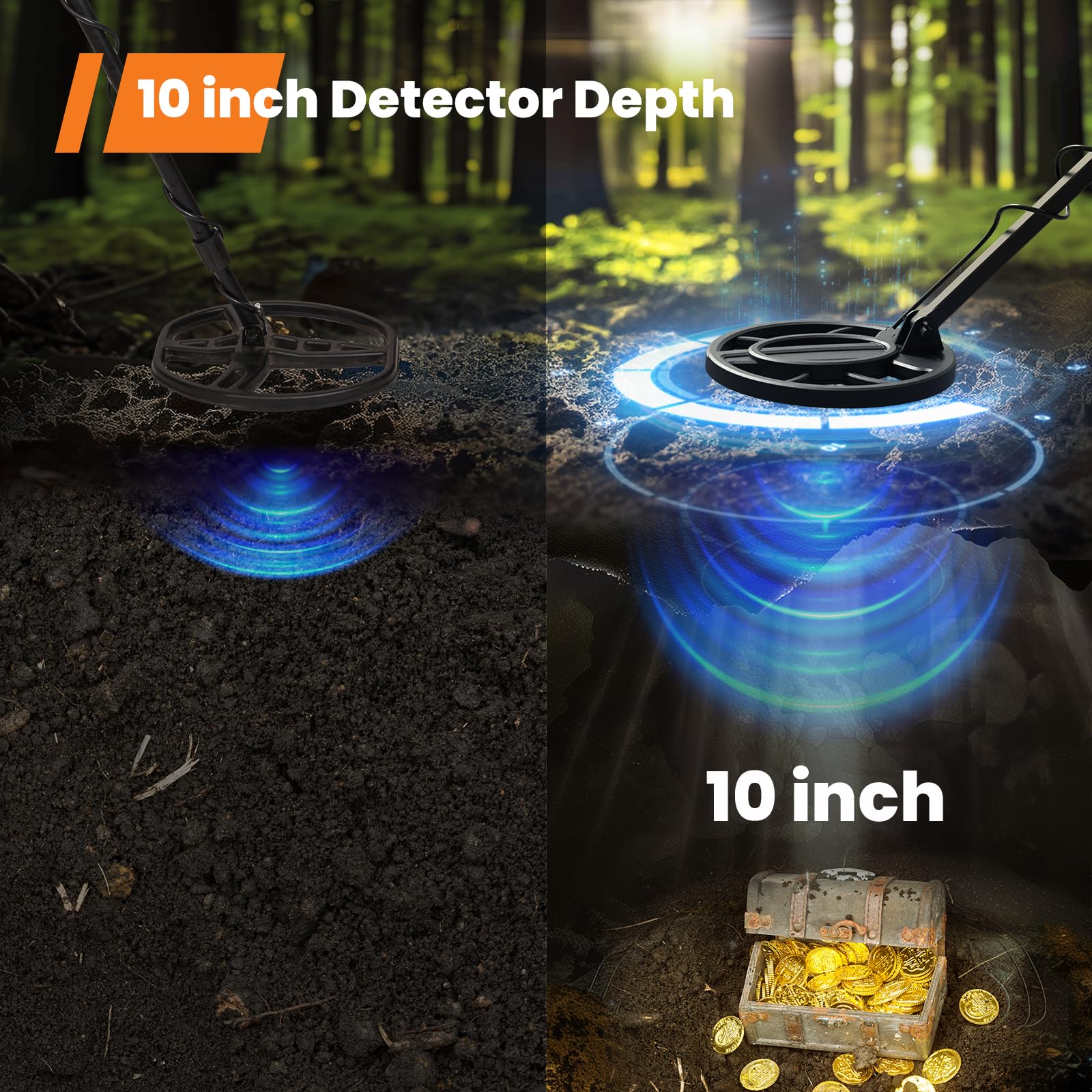 【Spring Treasure Hunt】GoGonova Waterproof Metal Detector for Adults & Kids with 8" Search Coil All Metal & Disc Modes Portable Tool Kit Adjustable Stem IP68 Rating Lightweight Design LCD Display Durable Shovel Anti-interference Headphones 【Spring Treasure Hunt】GoGonova Waterproof Metal Detector for Adults & Kids with 8" Search Coil All Metal & Disc Modes Portable Tool Kit Adjustable Stem IP68 Rating Lightweight Design LCD Display Durable Shovel Anti-interference Headphones