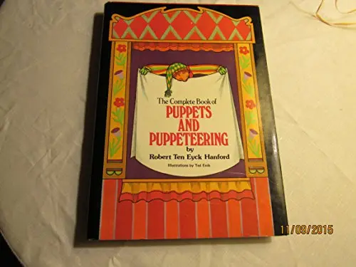 USED Book - The Complete Book of Puppets and Puppeteering by Robert Ten Eyck HANFORD (Paperback) - english