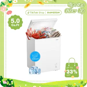 BANGSON Chest Freezer, 5.0Cu.Ft Freezer