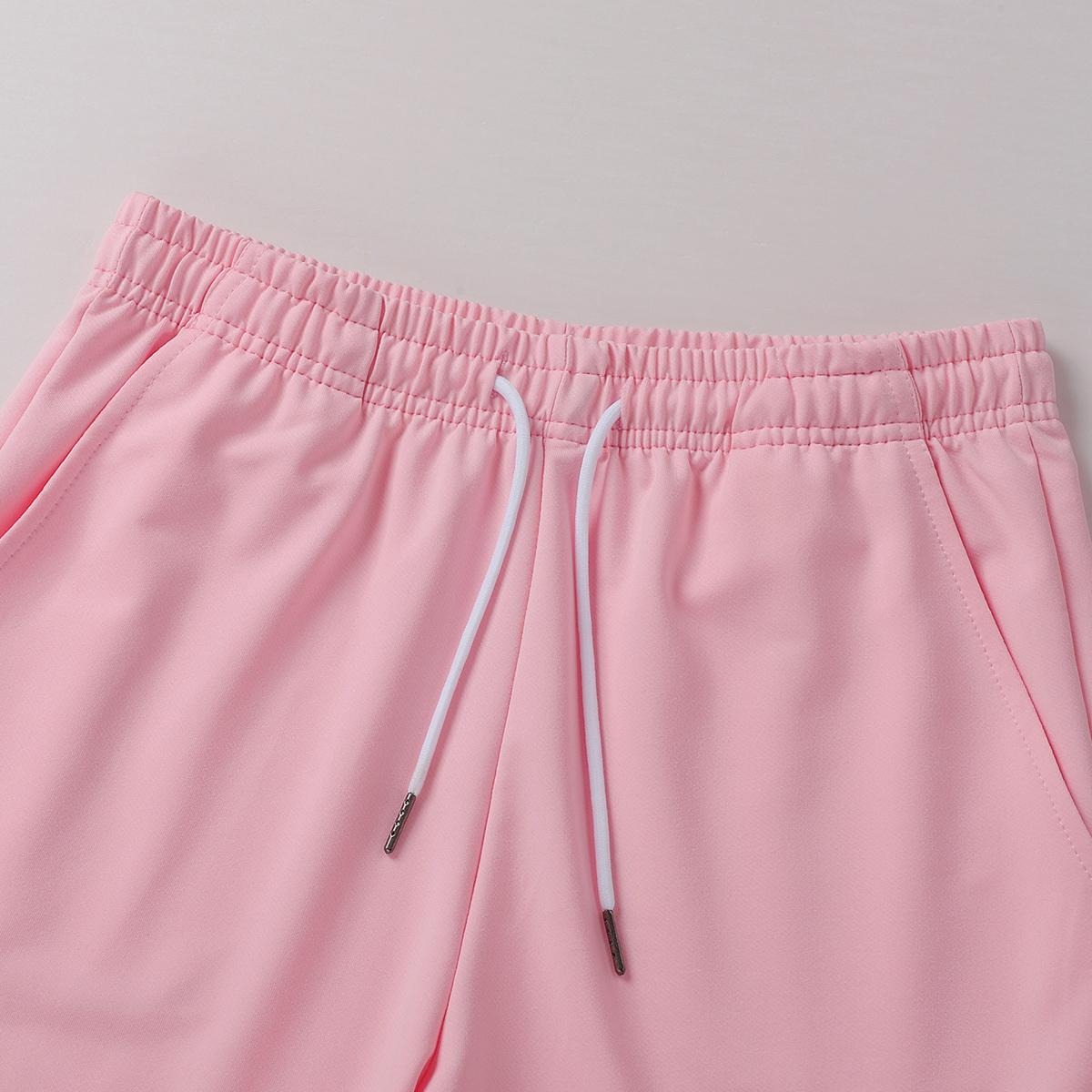 4-piece women's solid-color basic casual home pants, available in , soft and comfortable, trendy colors, basic style, with pocket design, waist drawstring, can be used as home wear, women's nightwear, for summer wear, suitable as a gift for women