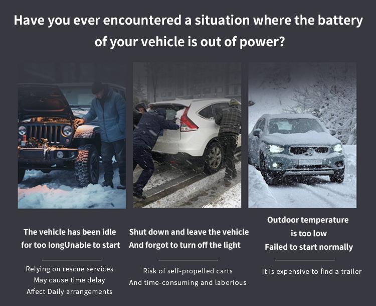 7200A 6-in-1 Multi-Function Emergency Jump Starter with Air Compressor 150PSL Portable Car Battery Starter Digital Tire Inflator for 2.64 Gallon Gasoline or 2.38 Gallon Battery Vehicles