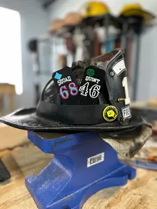 Custom Mini - Leather Helmet Card