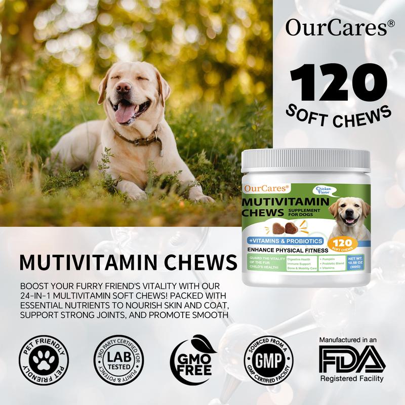 Pet Dog Vitamin Chewable Tablets