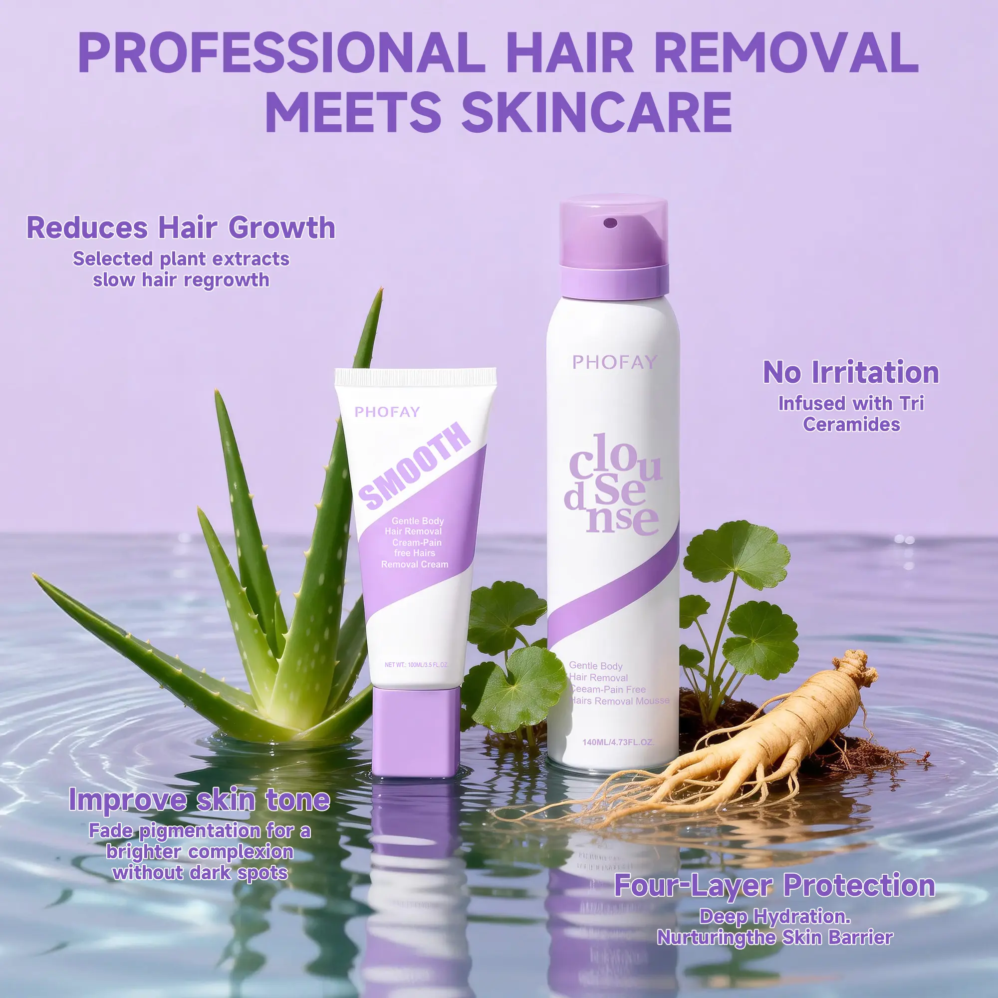 Professional hair removal meets skincare