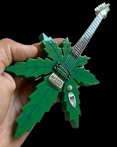 Axe Heaven -Cheech & Chong - Tommy Chong Cheech & Chong Sweet Leaf Mary Jane Mini Guitar Replica Collectible  [Collectible Figurine/Statue/Bust] figurine/statue, Collectible