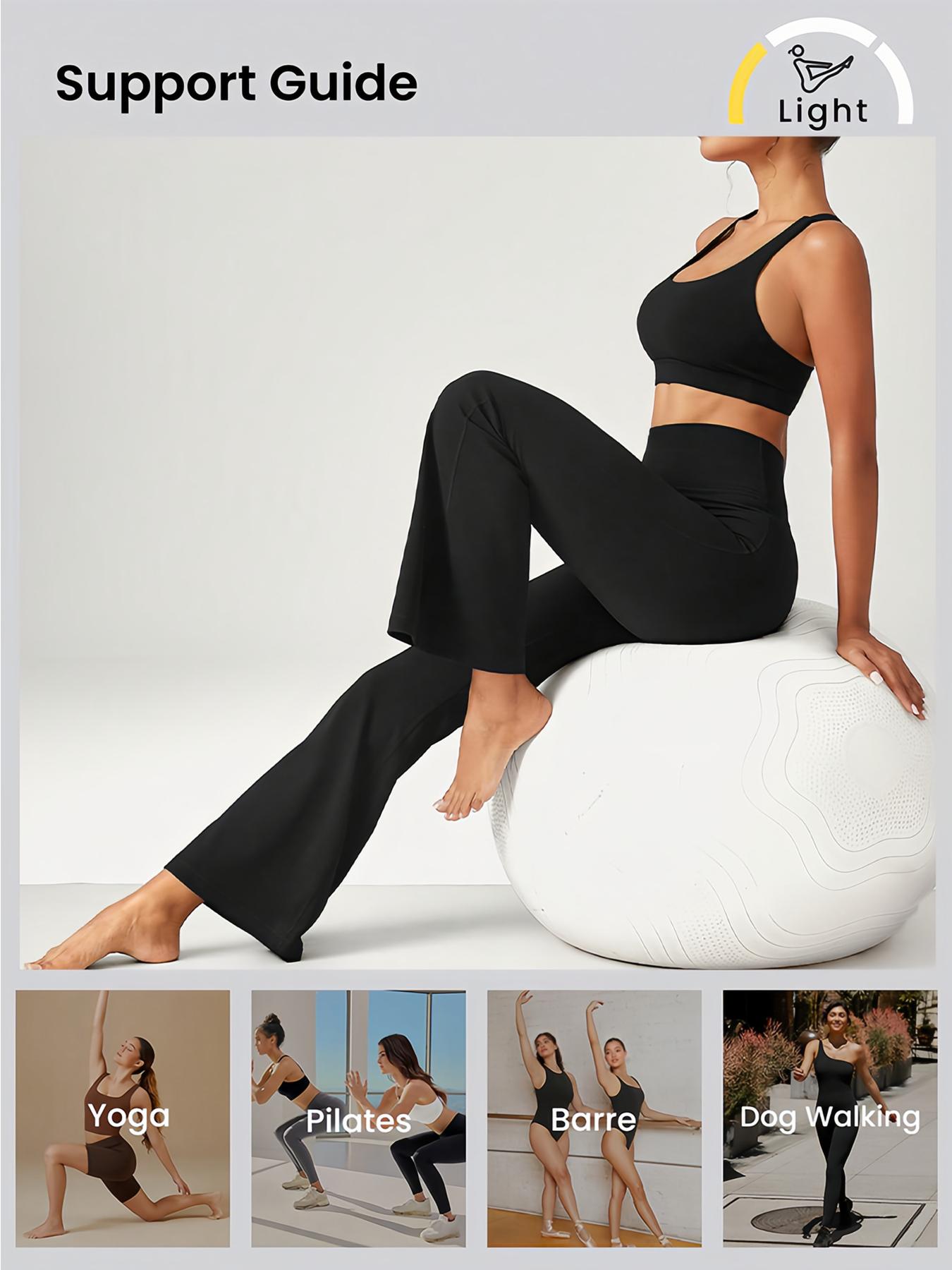 1PCS Black  High Waist Wide Leg Straight Casual Pants For Women, Suitable For Summer,Fall Solid Colors Minimalist Palazzo Style with Pockets for Women's Everyday Wear