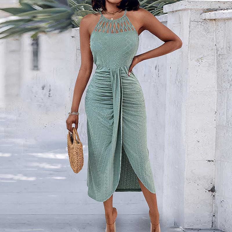green maxi sun dress Malvern Maxi Dress Green main image 0