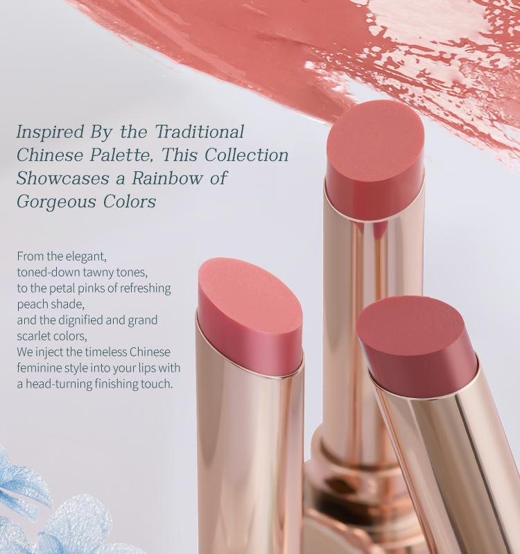 Flower Knows Butterfly Cloud Collar Collection Glossy Lipstick, High-Quality Pigmentation, Long-Lasting, Nourishing Shine, Comfortable Wear, Christmas Cosmetic Gift