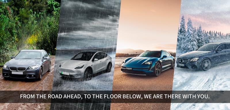 Lasfit Toyota Floor Mats,All Weather Protection TPE Car Liners,Perfect Custom Fit for Toyota Tundra /4 Runner / RAV4 / Camry Highlander / Sienna