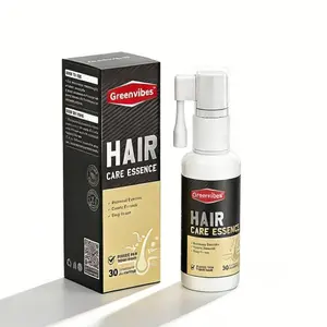 Greenvibes Men's Hair Care Essence - Natural Plant-Based Formula with Ginseng & Polygonum Multiflorum, Supports Hair Strength, Vitality & Follicle Repair, German Expertise in Male Hair Health