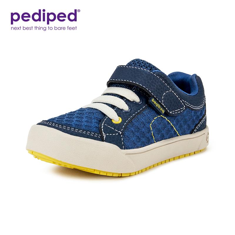 Pediped Dani - Originals/ Grip 'n' Go/ Flex Blue/Lime Comfortable & Durable Shoes for Growing Feet Secure Fit & Flexibility American Podiatric Medical Association Approved