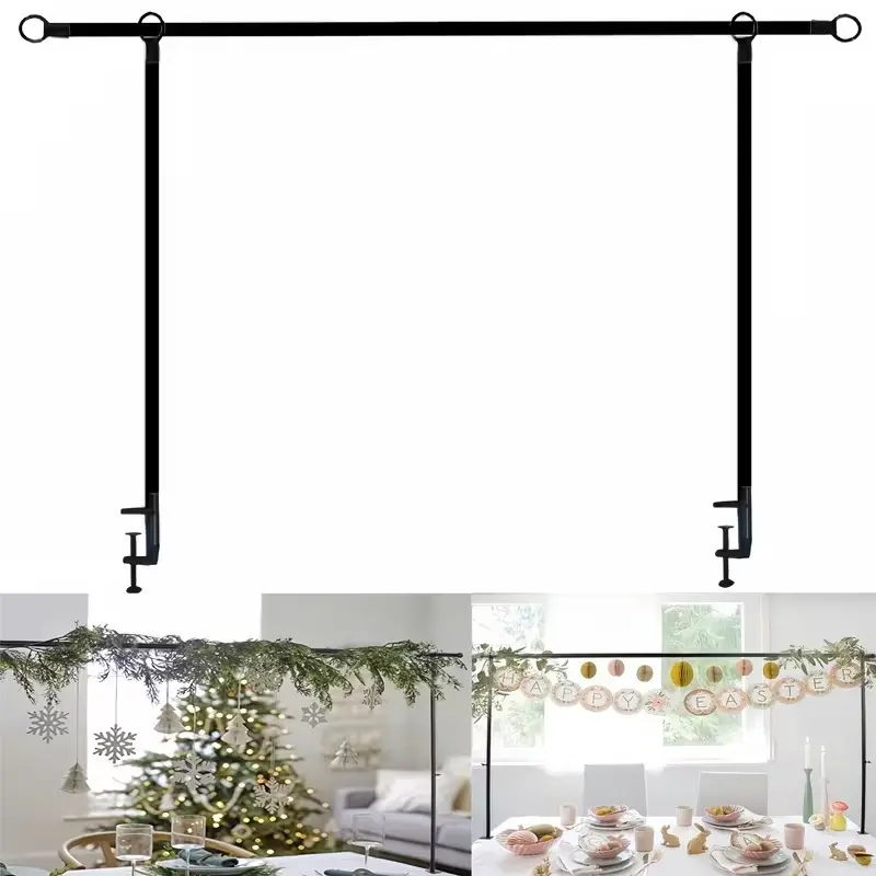 Adjustable Metal Table Arch Stand with Clamps Wedding Arched Backdrop - Perfect for Weddings, Birthdays, Anniversaries, Party & Christmas Decorations, Party Decoration Supplies
