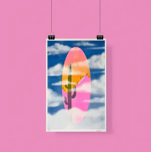 In Between Dreams 11"x17" Tabloid Risograph Print