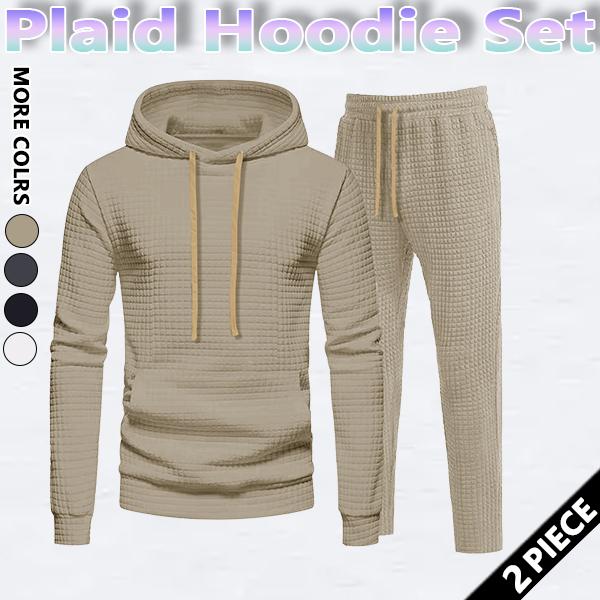 Men's Drawstring Up Hoodie & Joggers French Terry Set, Menswear, Casual Athletic Long Sleeve Hooded Jacket & Trousers for Fall & Winter, Men's Clothing for Daily Wear, Summer Sportswear Indoor Outdoor, Tracksuit, Athleisure ClothesRefer to the size chart.