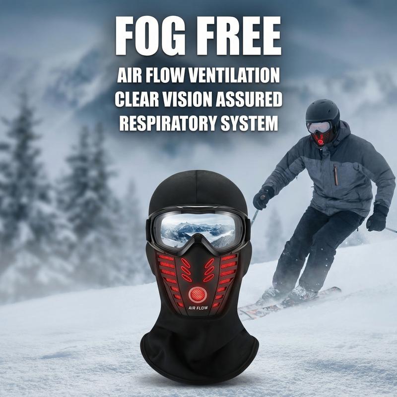 【Valentine's Day】Protection Windproof, Dust-Proof and Breathable Winter Warm Mask Balaclava Ski Face Mask Mototrcyle and Cycling Thermal Face Mask for Men and Women Black ski  masks mask  men