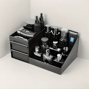 All-in-One Men’s Cologne Rack & Desk Office Supply Caddy – Durable Minimalist Vanity Organizer – Versatile Toothbrush, Pen, and Brush Holder for Home or Office space-saving house